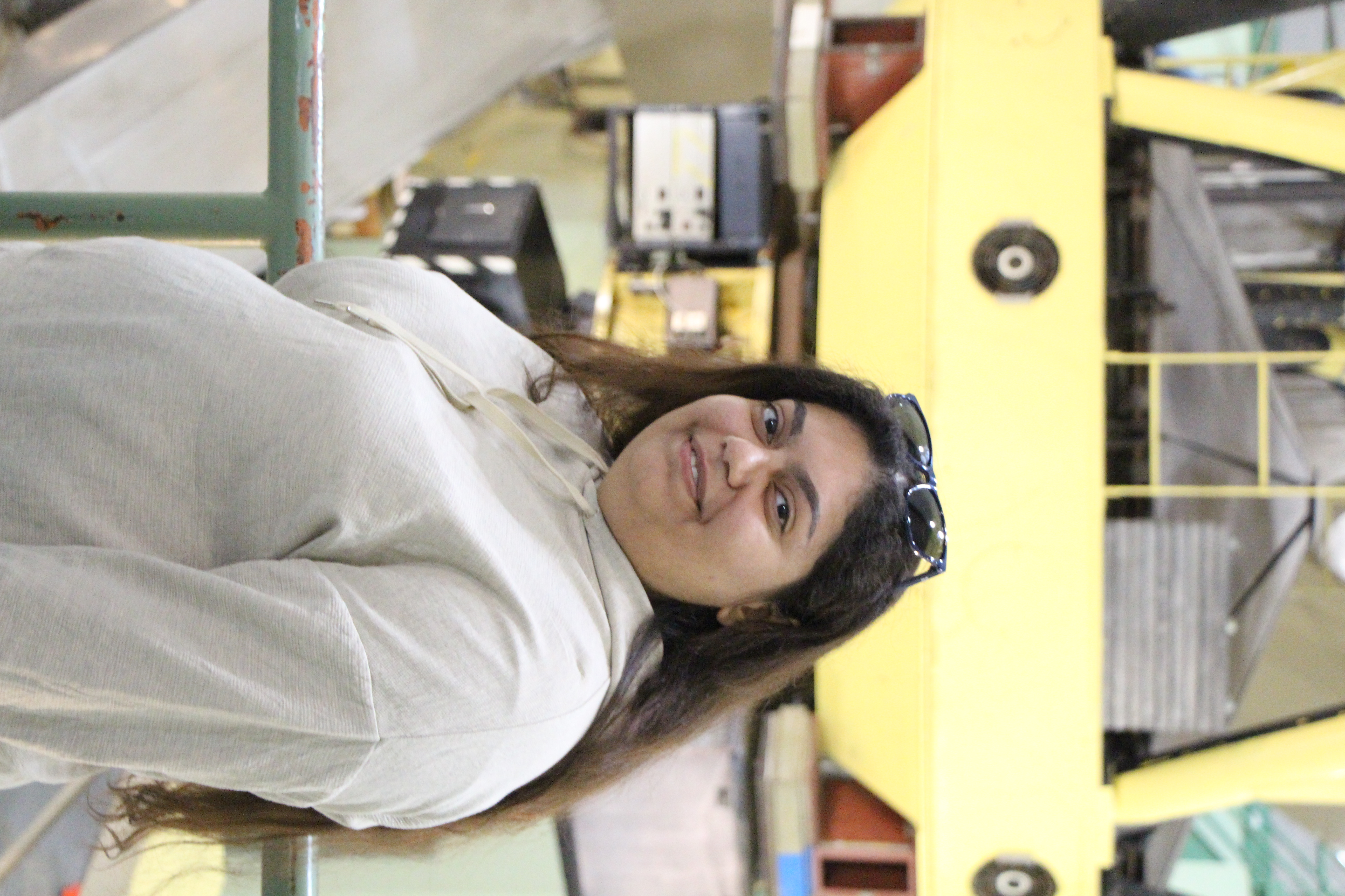 Portrait next to the Shane telescope at Lick Observatory